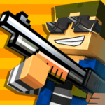 cops n robbers 3d pixel craft gun shooting games